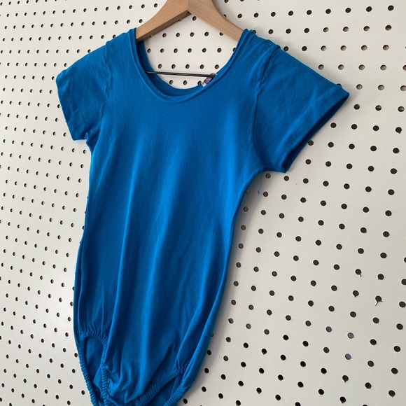 Vintage Danskin Jazzercise Blue Leotard - Picture 3 of 10